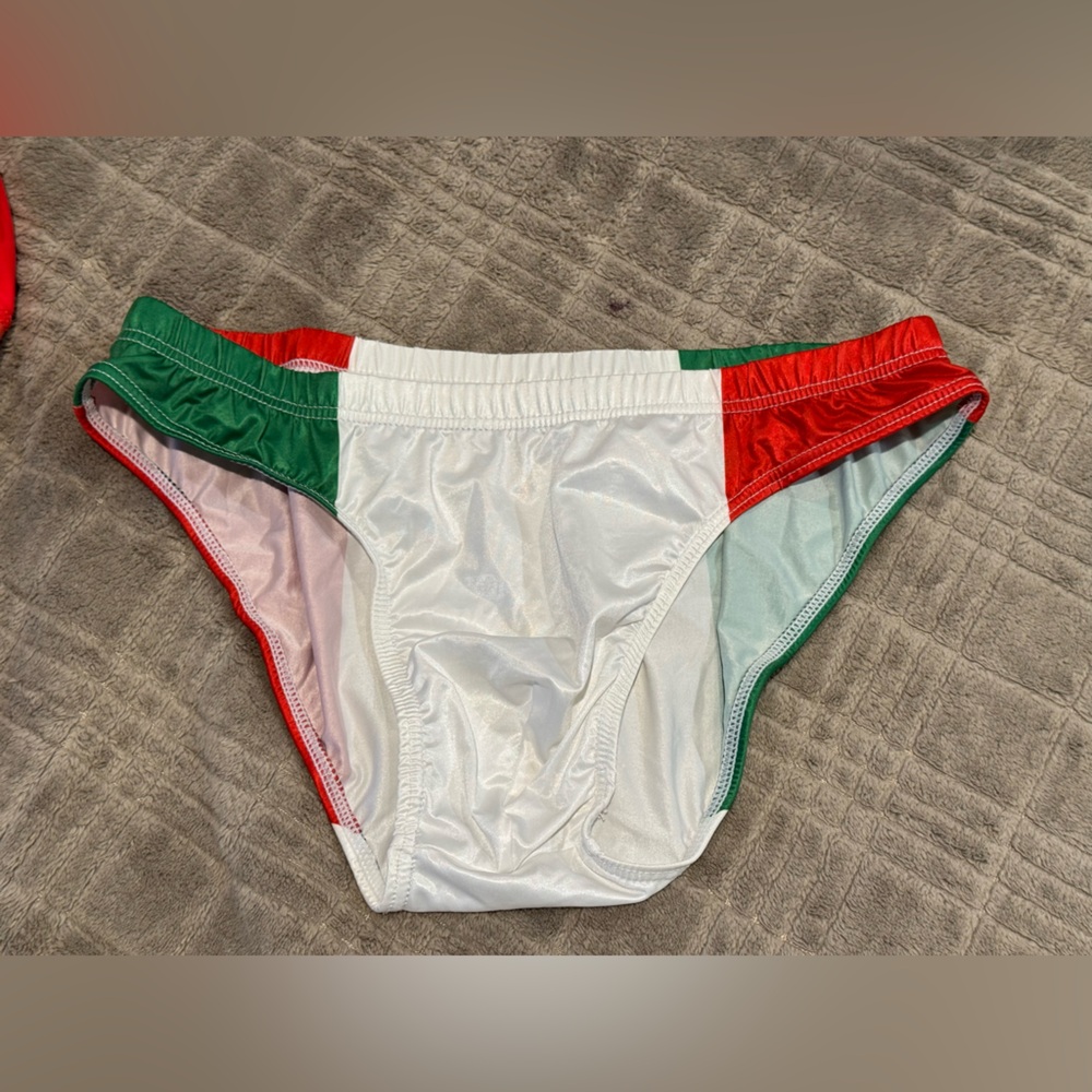 JJ Malibu Italian flag brief